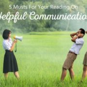 One person speaking in a megaphone to be sure two other people hear her.