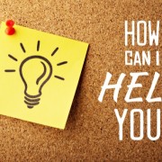 The question: How Can I Help You?