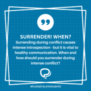 Surrender! When?