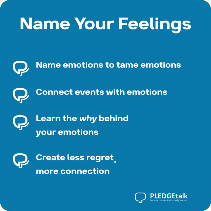 PT Name your feelings